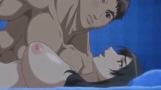 Sweet busty babe getting fucked hard