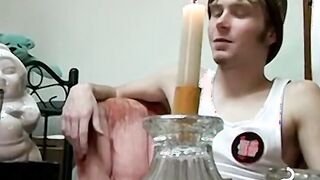 Attractive dude who loves to smoke seduces sexy partnerÂ 