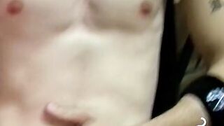 Attractive dude who loves to smoke seduces sexy partnerÂ 