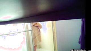 Plump stepmom's huge udders (hidden cam)