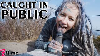 Anuskatzz caught while having wild public sex