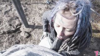 Anuskatzz caught while having wild public sex