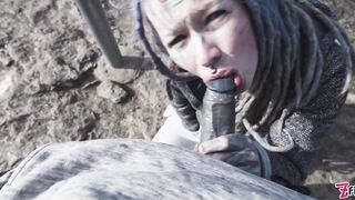 Anuskatzz caught while having wild public sex