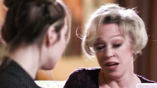 Lesbian celebrity facesitting teen fan