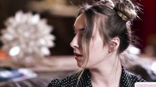 Lesbian celebrity facesitting teen fan
