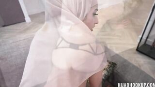 Hijab hot wife pay her husbands dues