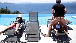 PUBLIC EXTREME! FUCKED ON THE HOTEL TERRACE!