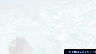 Skinny guy stuffs a toy in his ravenous love hole and groans