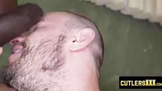I became obedient to hunk Cutler X as he plowed his big black cock into my sexy ass