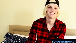 After interview thick twink cock eventually attracts attention