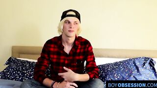 After interview thick twink cock eventually attracts attention