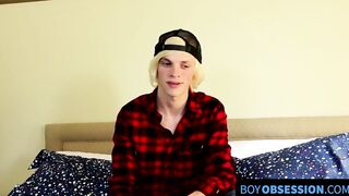 After interview thick twink cock eventually attracts attention