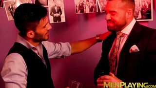 Hardcore sex with executive guys taking a break from work