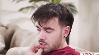Guy ass fucking his room mates petite latina girlfriend
