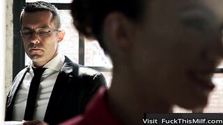 Super sexy threesome with Lyen Parker and Victoria Pure