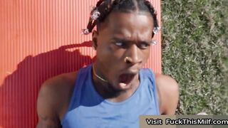 Yoga Teacher Brandy Renee Wants Nothing More Than To Be Stretched By Damion's Big Fat
