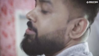 Desi Indian Step Father punishes his young 18  step daughter after he sees her having
