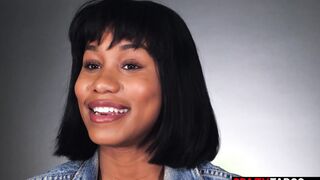 Beautiful black MILF fucked herself