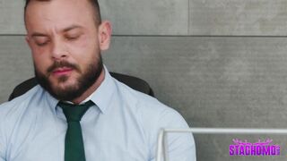 His dick is way too BIG for Bastian Karim's asshole!