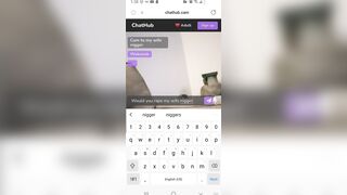 Internet black thugs love jerking their fat cocks to my wife niki