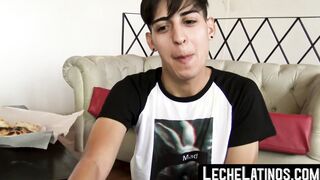 Tiny Latino twink slowly develops homosexual tendencies while tasting cock