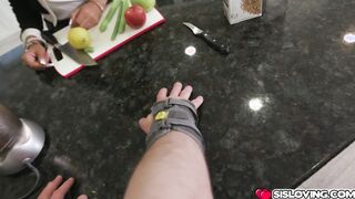 Rose Rush helping hand for her stepbrother