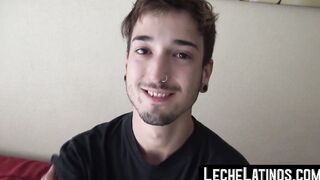After a passionate POV bareback a Latino twink turned gay