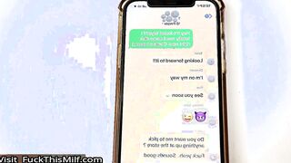 Horny Keira Croft Sent accidentally A Naughty Message To ALL Her Booty Calls