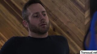 Stepbro got seduced by his TS stepsis on anal sex