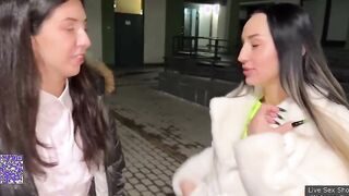 Group porn where guys fuck two Russian girls