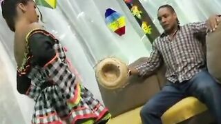 Morena gostosa do rabão fudendo com