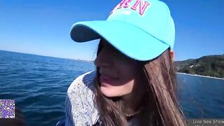 A guy on the high seas fucks a pretty girl