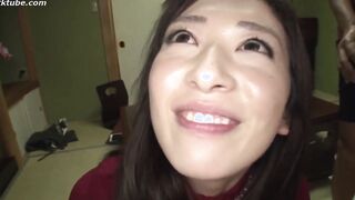 HAWA-057 Kongaiseiko Gokkun Sokubaku Ranko Okusama Keiko-san 30 Years Old