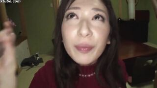 HAWA-057 Kongaiseiko Gokkun Sokubaku Ranko Okusama Keiko-san 30 Years Old
