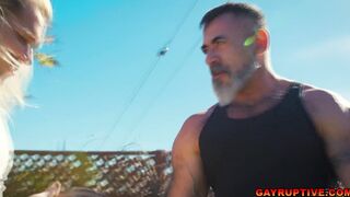 An enticing sex scene with Johnny Moon and Lawson James