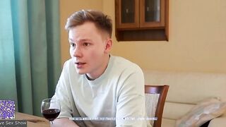 Russian porn where a guy fucks his girlfriend with a bottle