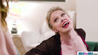 Never thought Id lick my big tit stepmom