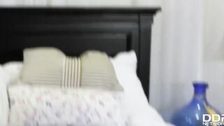 Milf wife gives her husband a nice surprise when he comes