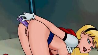 Famous toons dildo and lesbian strapon