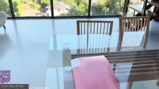 Russian porn where a guy fucks the pussy of a cute student