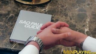 Office anal hammering with Andy Onassis and Emir Boscatto