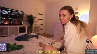 Fucking in Russian where a girl squirts from sex