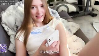 Russian girl fucks with her boyfriend