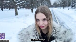 Russian guy fucks a porn star in a shaved pussy
