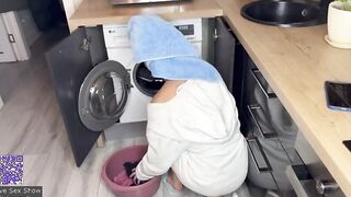 Porn where a blonde fucks a guy in the kitchen
