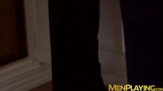 Suit sex with a businessman who loves sucking some hard cock
