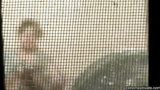 watching stepmom's hot ass from balcony