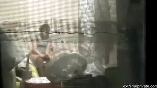 watching stepmom's hot ass from balcony