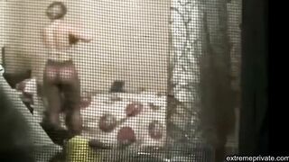 watching stepmom's hot ass from balcony