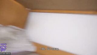 Russian girl sucks her stepbrother's stuck dick
